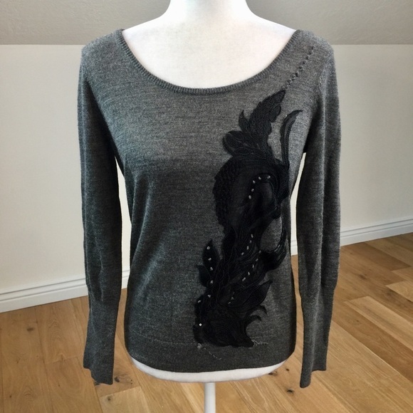 Anthro Angel Of The North Torie Tie-Back Sweater - Picture 2 of 7